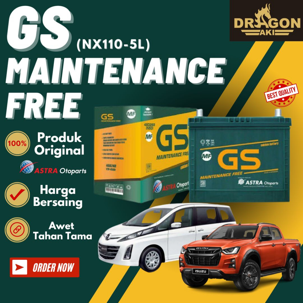Aki mobil Gs mf nx110-5l