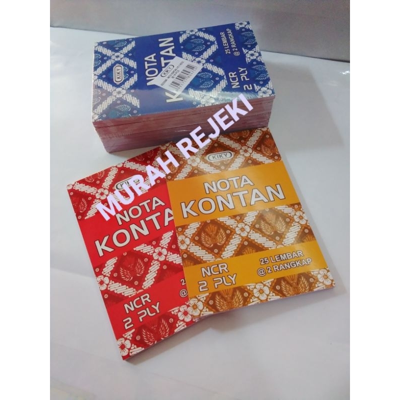 

Nota kontan kiky/nota murah