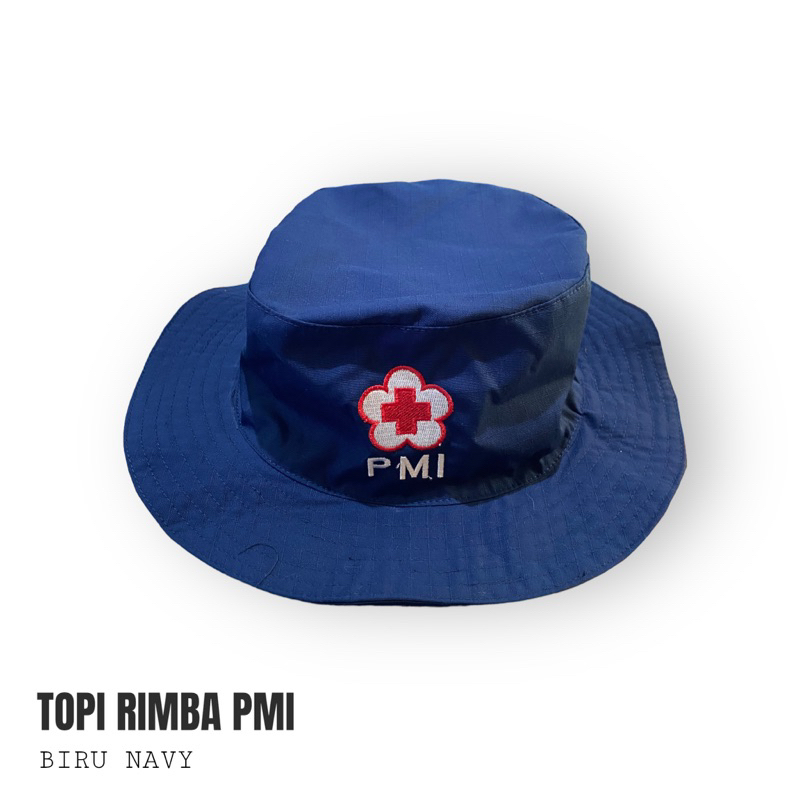 Topi Rimba PMI Biru Navy