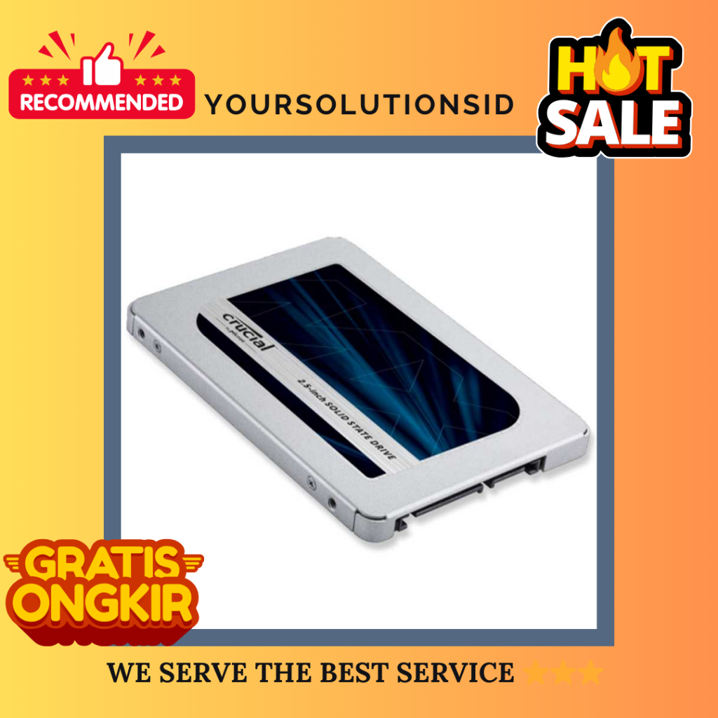 Crucial MX500 Internal SSD SATA 2.5