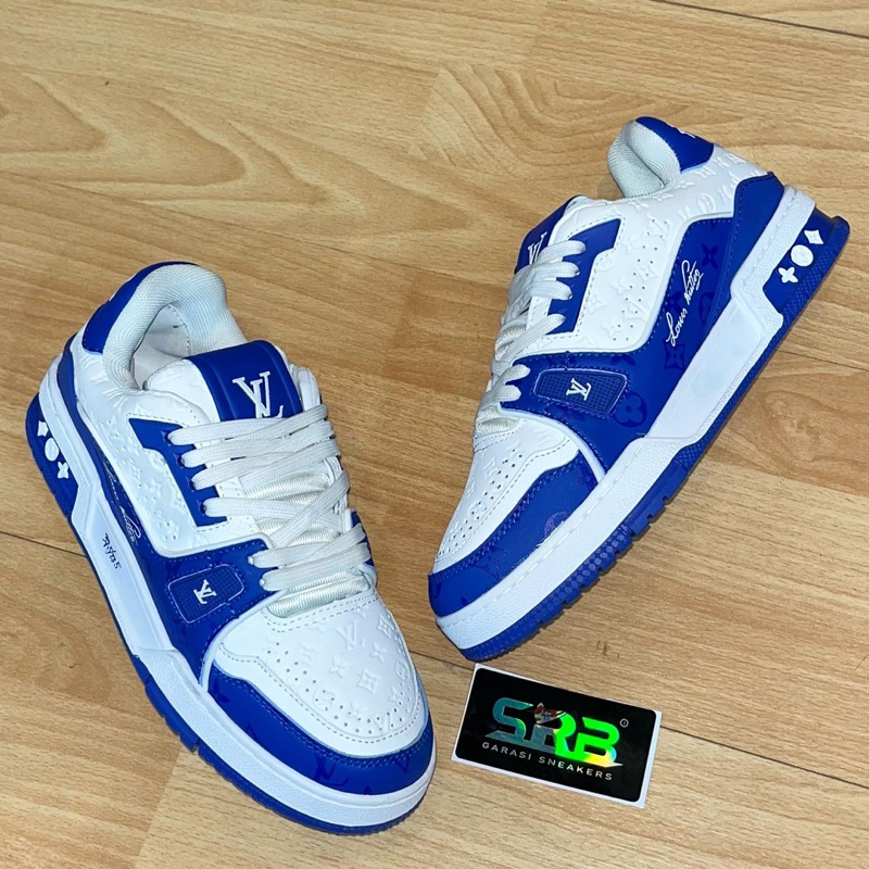 LV Trainer Signature Blue White Monogram