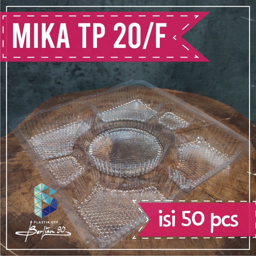 Mika Plastik Tumpeng Uk TP 20/F bening Terbaru / Kotak Nasi Besek / Mika Nasi Tumpeng / Mika Sekat n