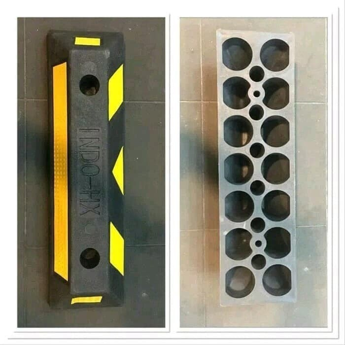 Wheel Car Stopper Penjanggal Ban Karet ganjalan ban besar