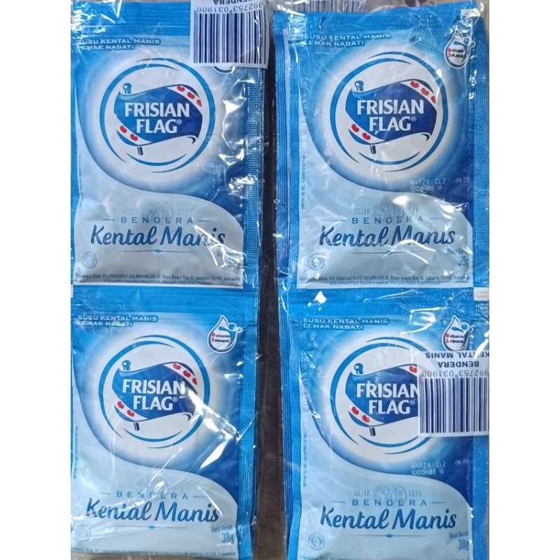 

susu bendera putih dan coklat 1 renceng isi 6 sahcet