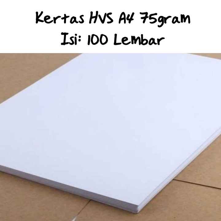 

SiDU Kertas Fotokopi HVS Print 75 GSM A4 Repack Isi 100 Lembar