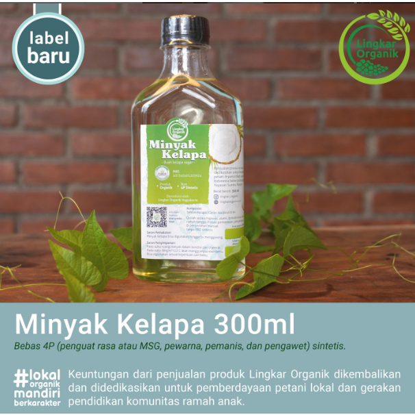 

MINYAK KELAPA LINGKAR ORGANIK 300 ML MPASI EATING CLEAN