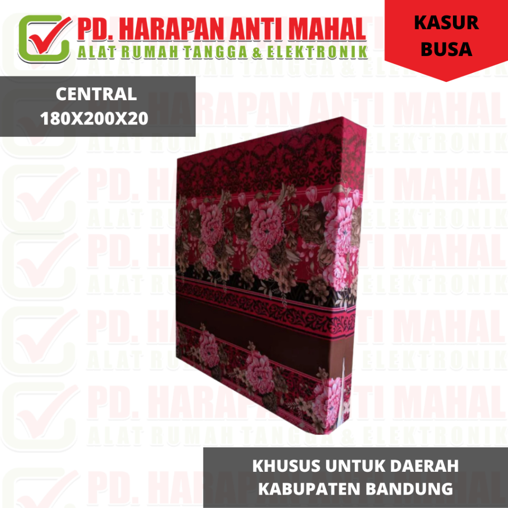 CENTRAL 180X200X20 (KASUR BUSA)/Kasur Busa Central Foam Tinggi 20 Cm Type D23