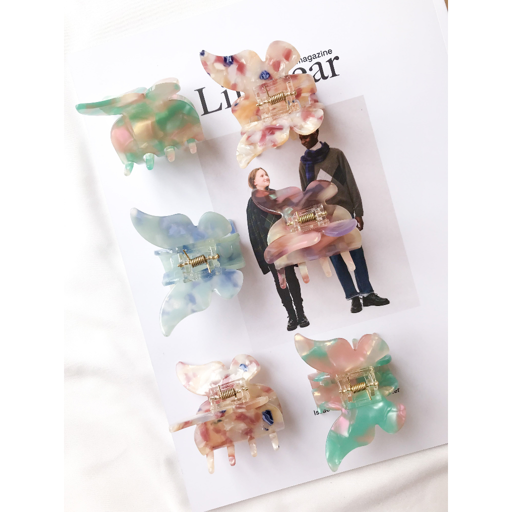 DAIN - Hairclaw /Jepitan rambut korea/ Jepitan Rambut Kupu/ Jepitan Kupu/ Jepit Kupu Korea/ Jepitan 