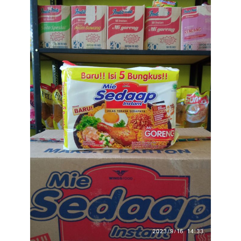 

mie sedaap goreng isi 5 pcs
