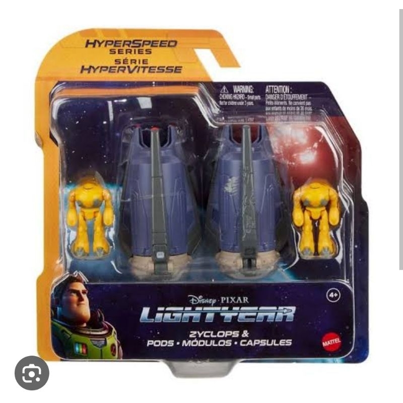 HYPERSPEED SERIES LIGHTYEAR ZYCLOPS & PODS BUZZ LIGHTYEAR DISNEY