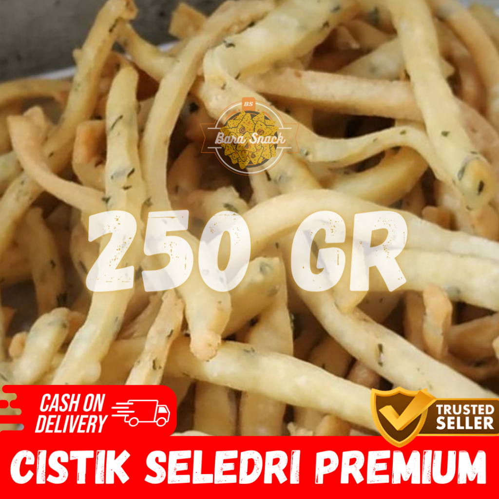 

[ 250gr ] Cistik Bawang Seledri Premium / Stik Bawang Seledri Gurih Renyah / Camilan Snack Kiloan Murah