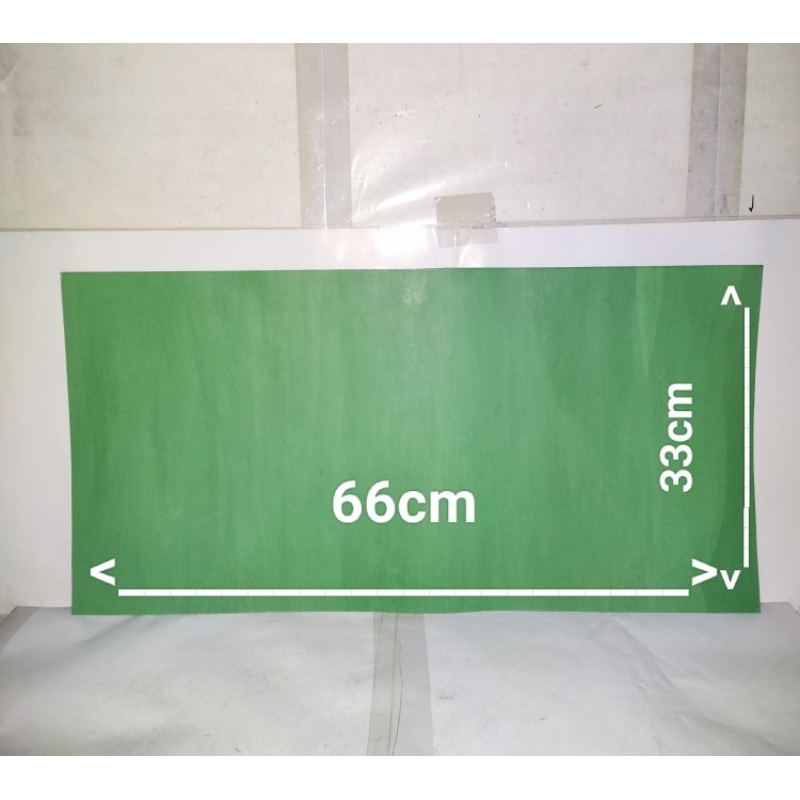 Perpak Packing Paking  Gasket Lembaran 0.5mm 66cm dan 33cm hijau dan hitam polos