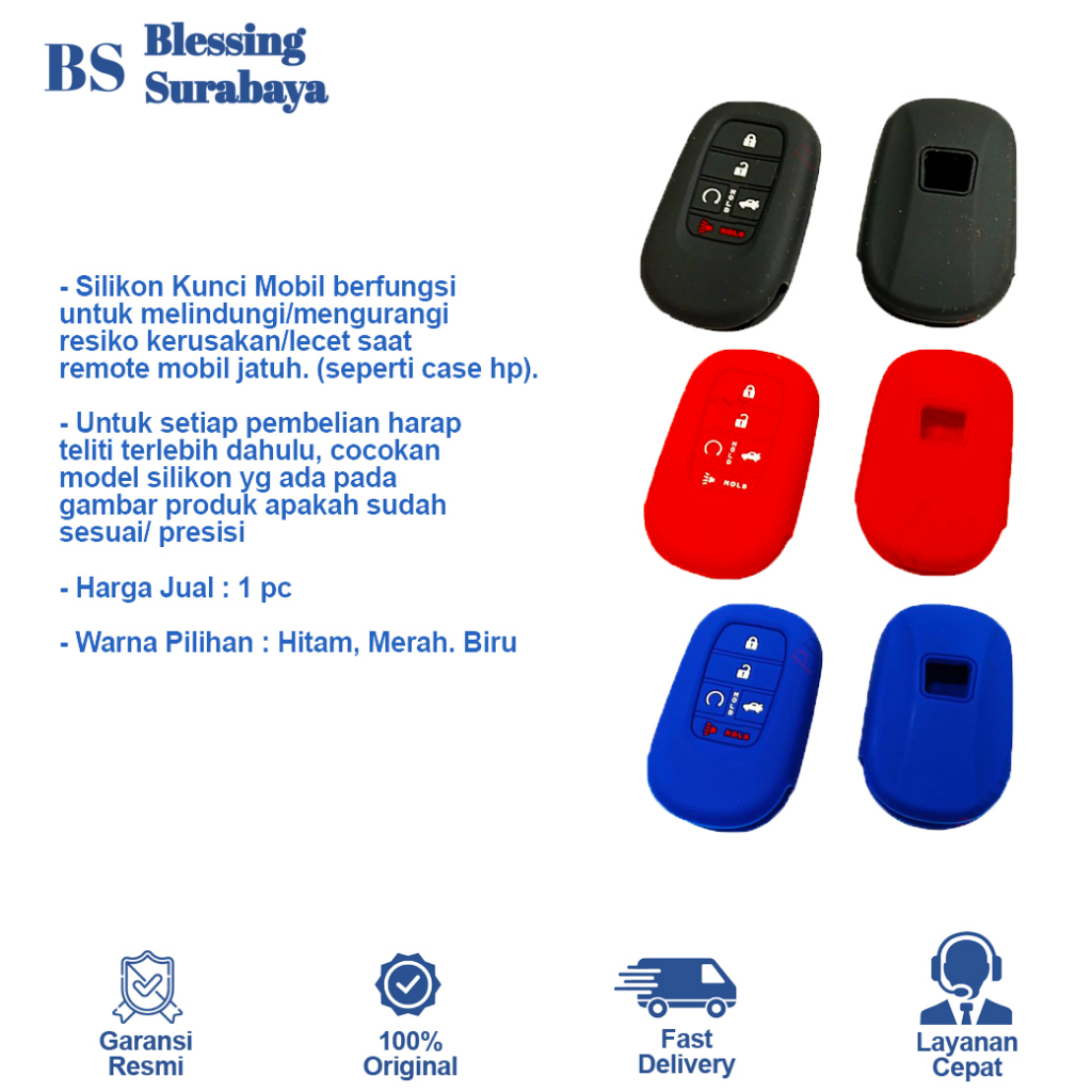 Silikon Kunci Remote Mobil HRV 2022