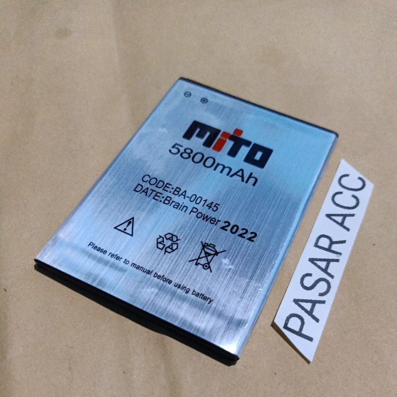 Baterai Batre HP Mito A66 S1 BA-00145 BA00145 Original Battrey