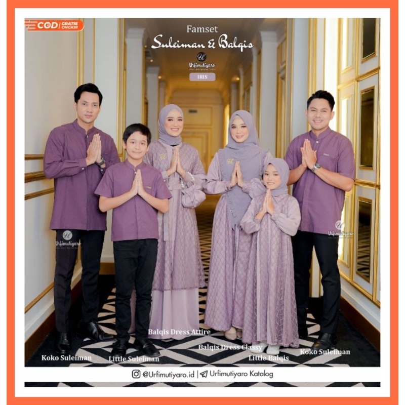 Sarimbit Keluarga Terbaru Famset Suleiman X Balqis by Urfimutiyaro