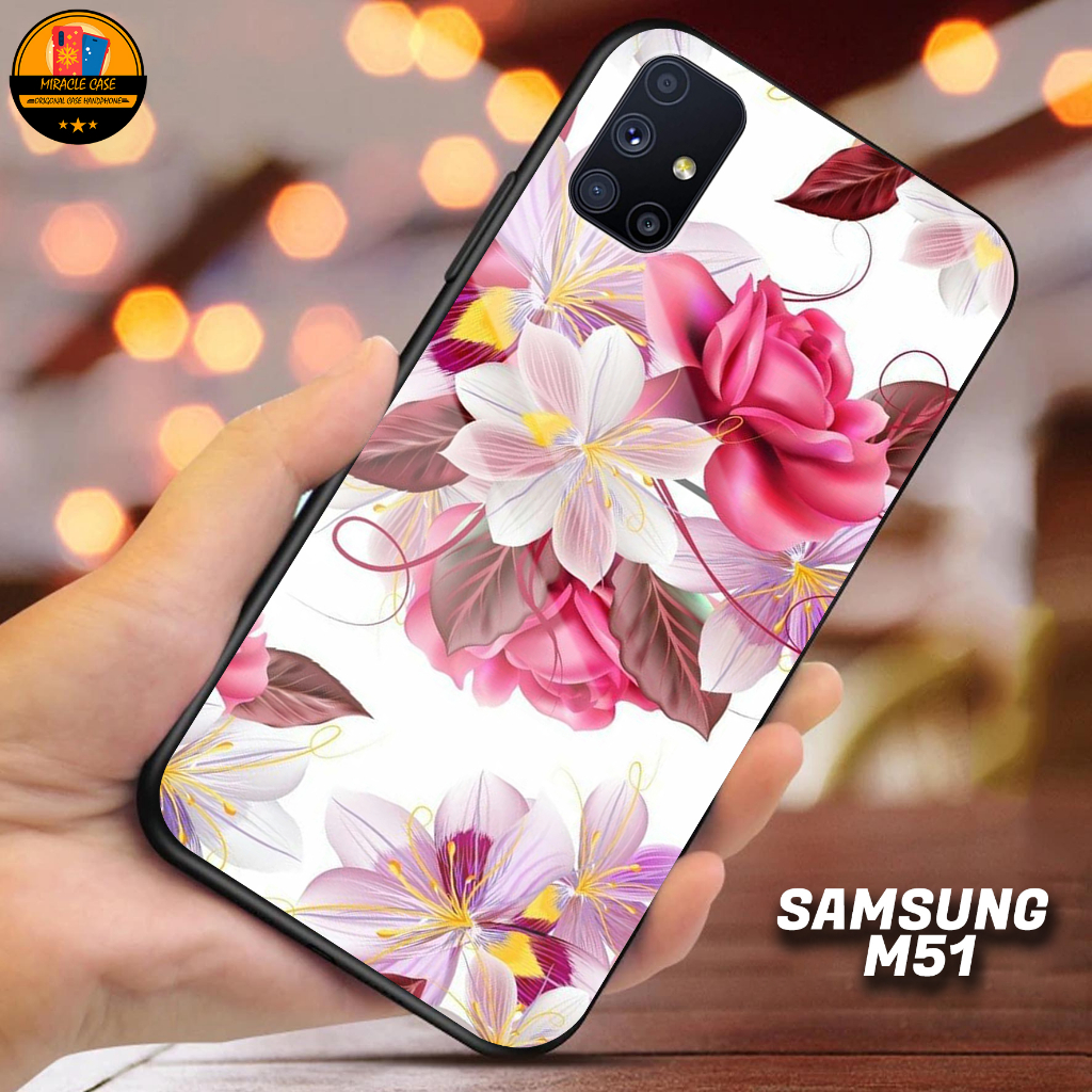 Case SAMSUNG M51 - Casing SAMSUNG M51 Terbaru 2023 MIRACLE CASE [ MOTIF 17 ] Silikon -  Case Hp SAMS
