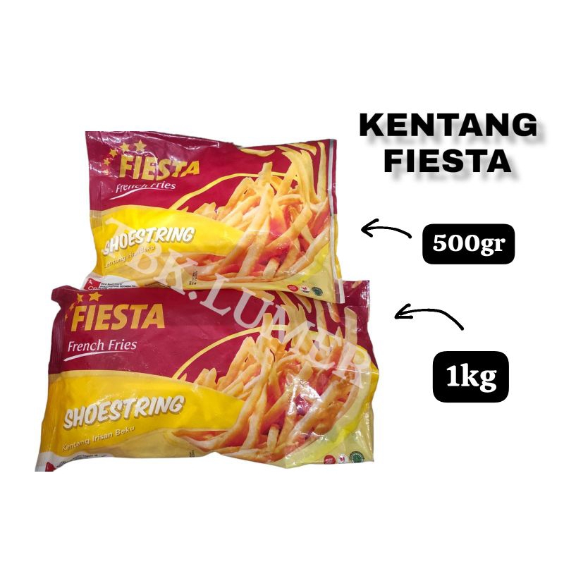 

FIESTA FRENCH FRIES/KENTANG GORENG 500gr DAN 1kg