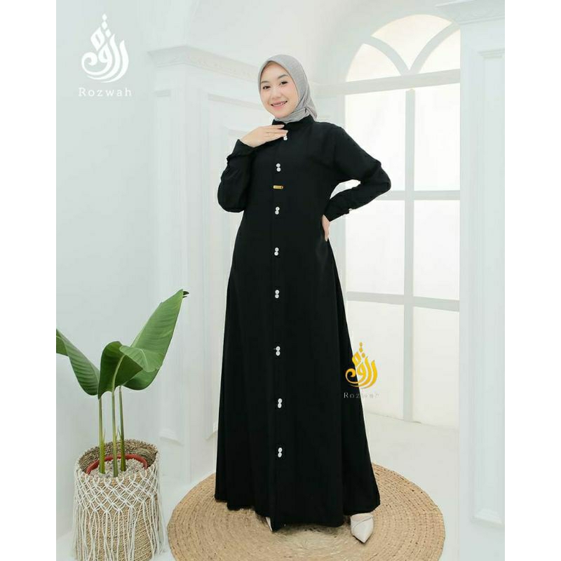 EIMAN ABAYA JETBLACK EXSLUSIVE