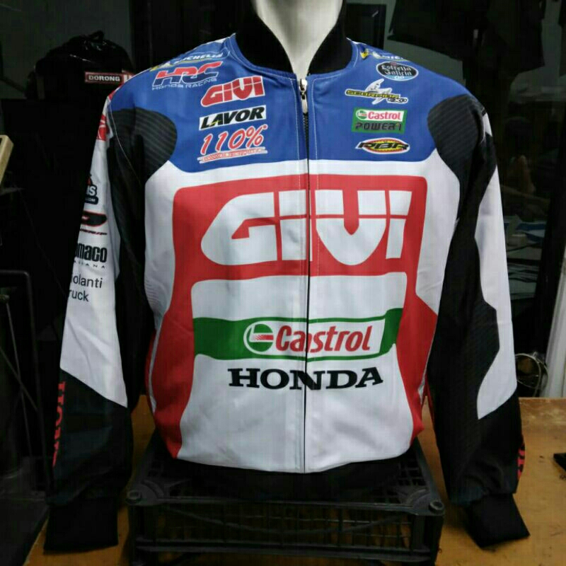 Jaket LCR Honda MotoGP Team - Motorcycle Racing - Givi - Castrol Power 1 - HRC - Estrella Galicia - 