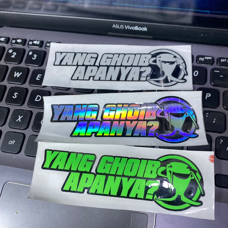 sticker cutting yang ghoib apanya? lawan kata dari pasukan ghoib cuting stiker apanya yang ghoib hel