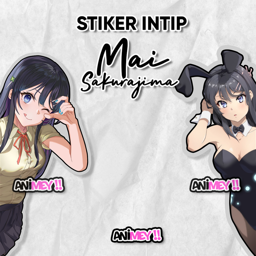 

Stiker Intip Samping Mai Sakurajima / stiker Waterproof