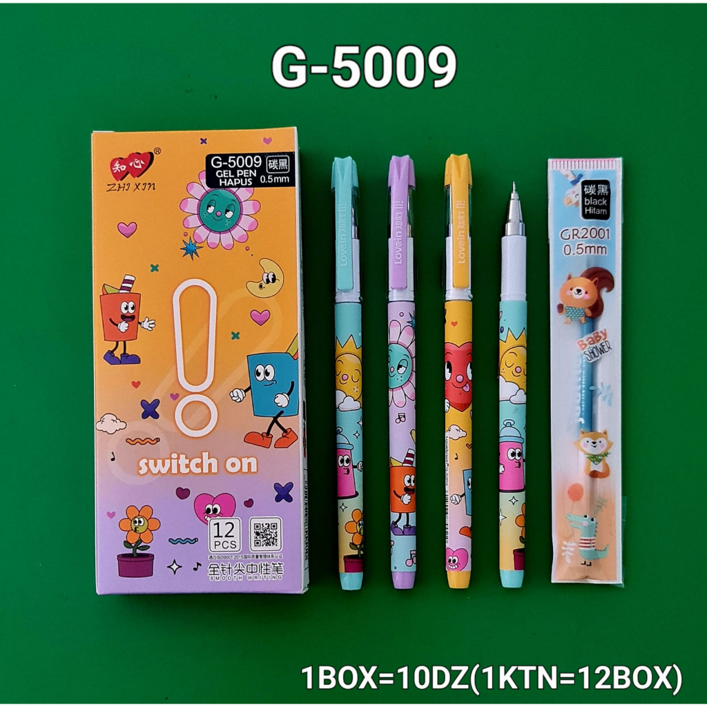 

Pulpen Gel Hitam Zhi Xin G-5009