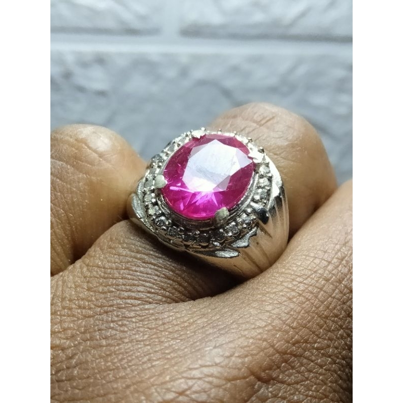 batu cincin akik merah sieum rose Bangkok