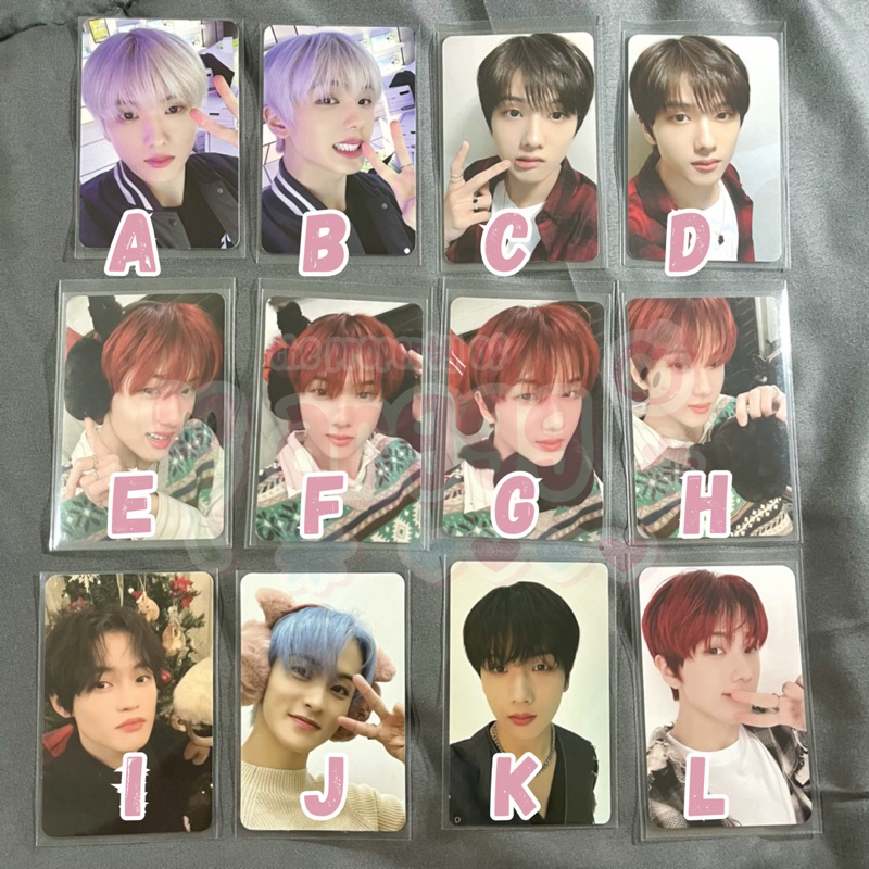 Jisung Photocard NCT Dream Mark Chenle Pink Christmas Glitch Mode Dream Cinema BFE (Part 2)