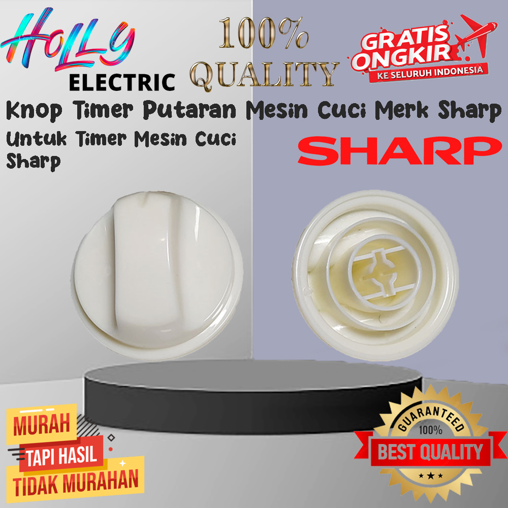 KNOP MESIN CUCI MODEL SHARP / TOMBOL PUTARAN MESIN CUCI / KNOP MESIN CUCI SHARP 2 TABUNG