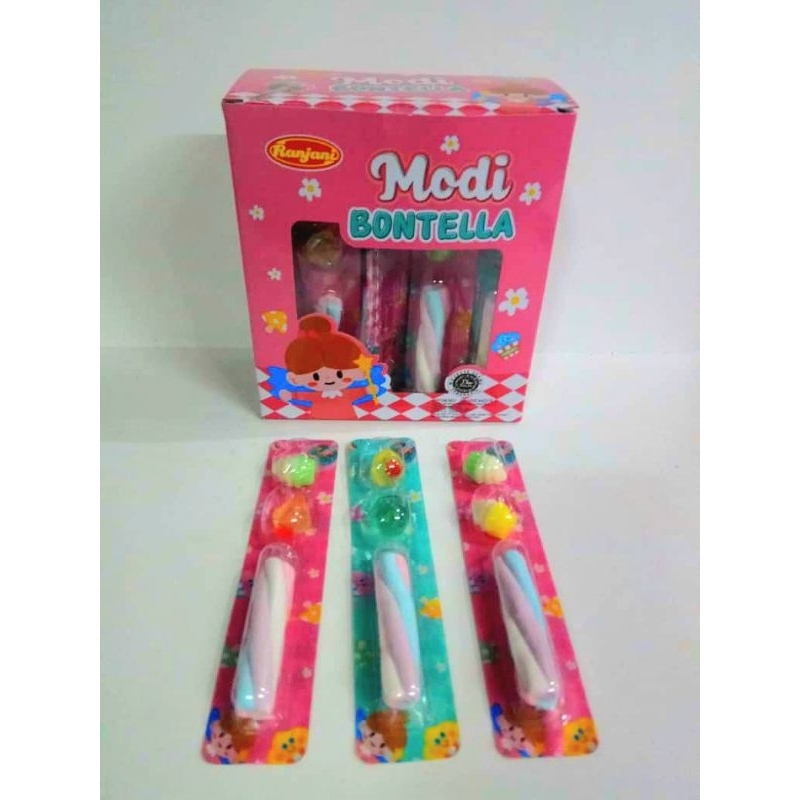

Permen Cemilan Snack Gummy Marshmallow Kapas Modi Bontella (isi 24 pcs)