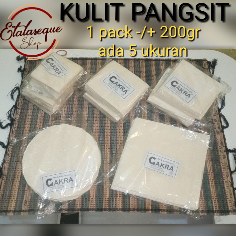 

KULIT PANGSIT per pack -/+ 200 gr