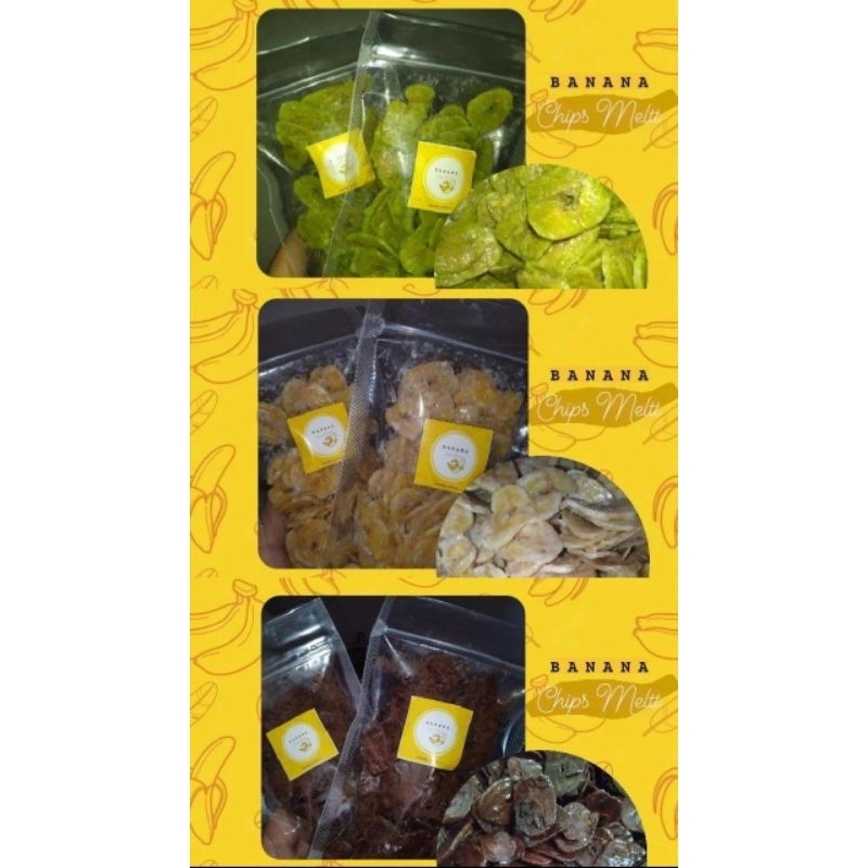 

KERIPIK PISANG COKLAT LUMER | KERIPIK PISANG COKLAT | KERIPIK PISANG | BANANA CHIPS MELT | 60 GR