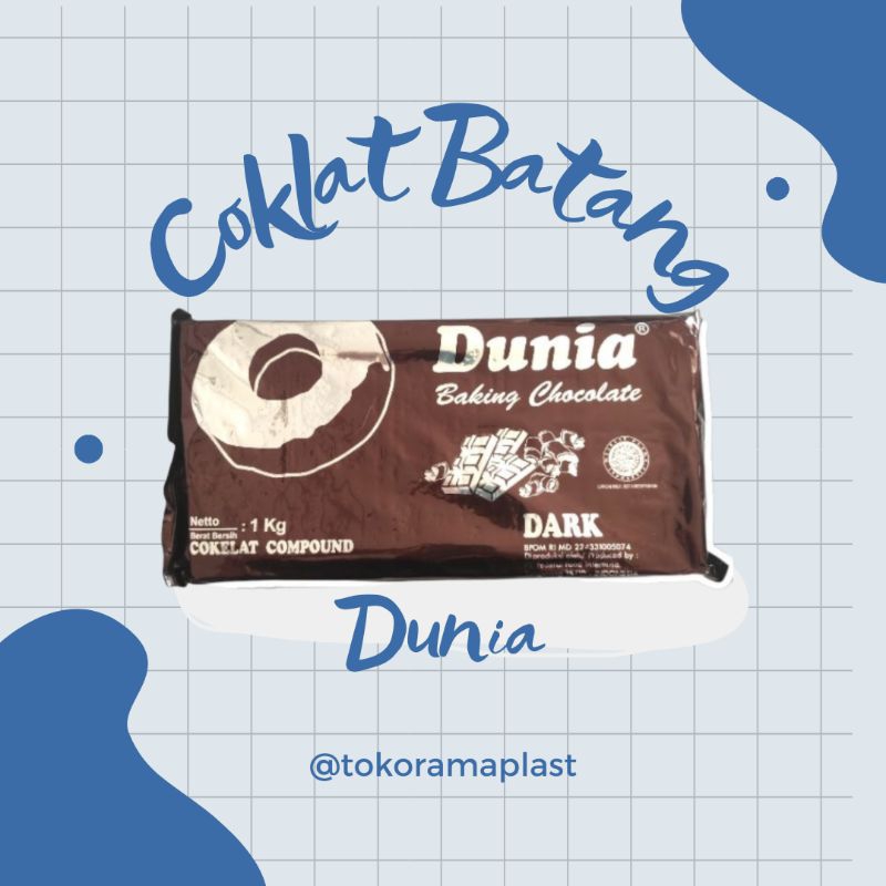 

Piscoklegit_ Coklat Batang Dunia / Plaza 1Kg / Compound Dunia / Coklat Compound / Coklat Dark
