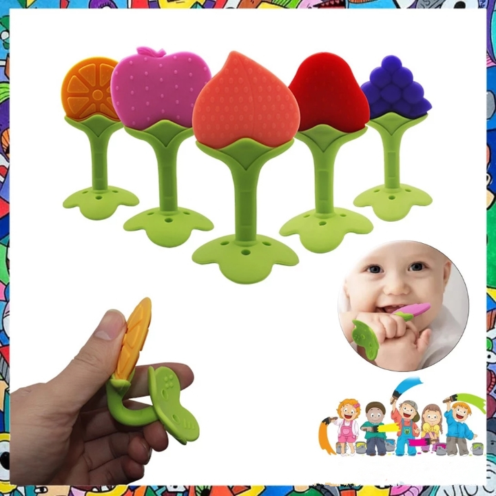 Bayi Teether Buah / Gigitan Bayi Model Buat / Mainan Gigitan Aman Untuk Bayi