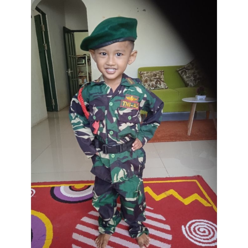 seragam pdl tni anak