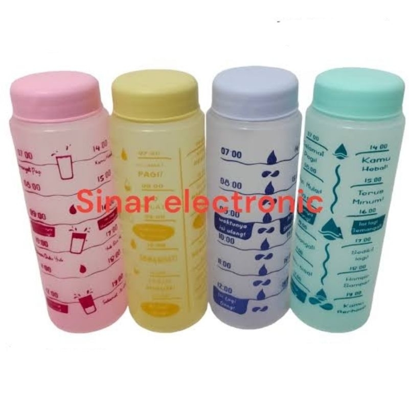 BIGGY MY BOTTLE BOTOL MINUM MOTIVASI 1 LITER - 407