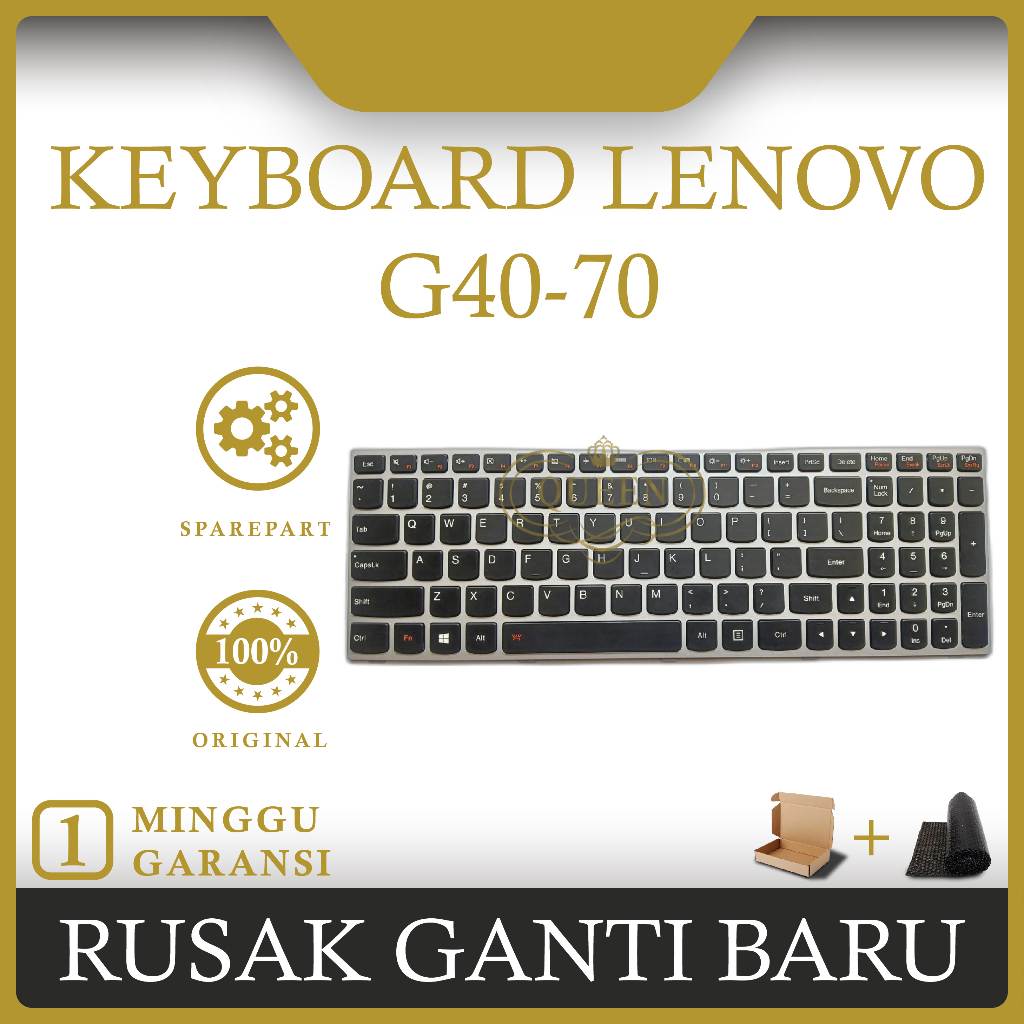 KEYBOARD LAPTOP Lenovo G40-70 Backlit ORIGINAL