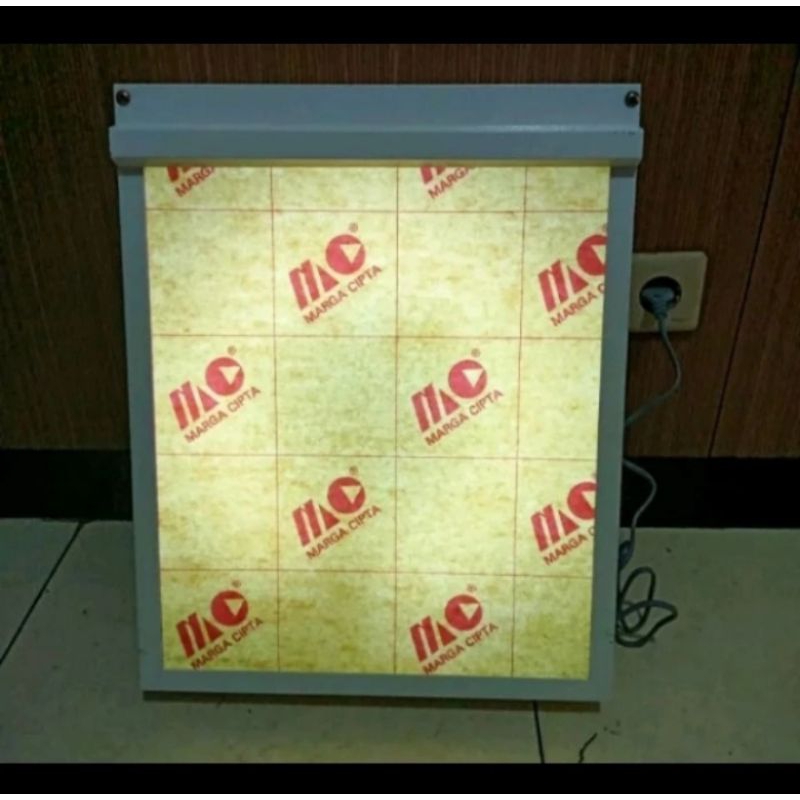 Lampu X-Ray Viewer Single ( Besi ) Lampu Film Viewer Single