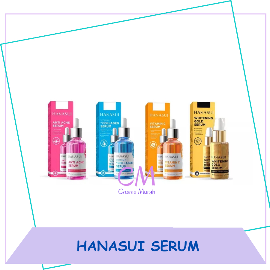 CM |  SERUM HANASUI BPOM DARI JAYA MANDIRI | GOLD ACNE VIT C COLLAGEN