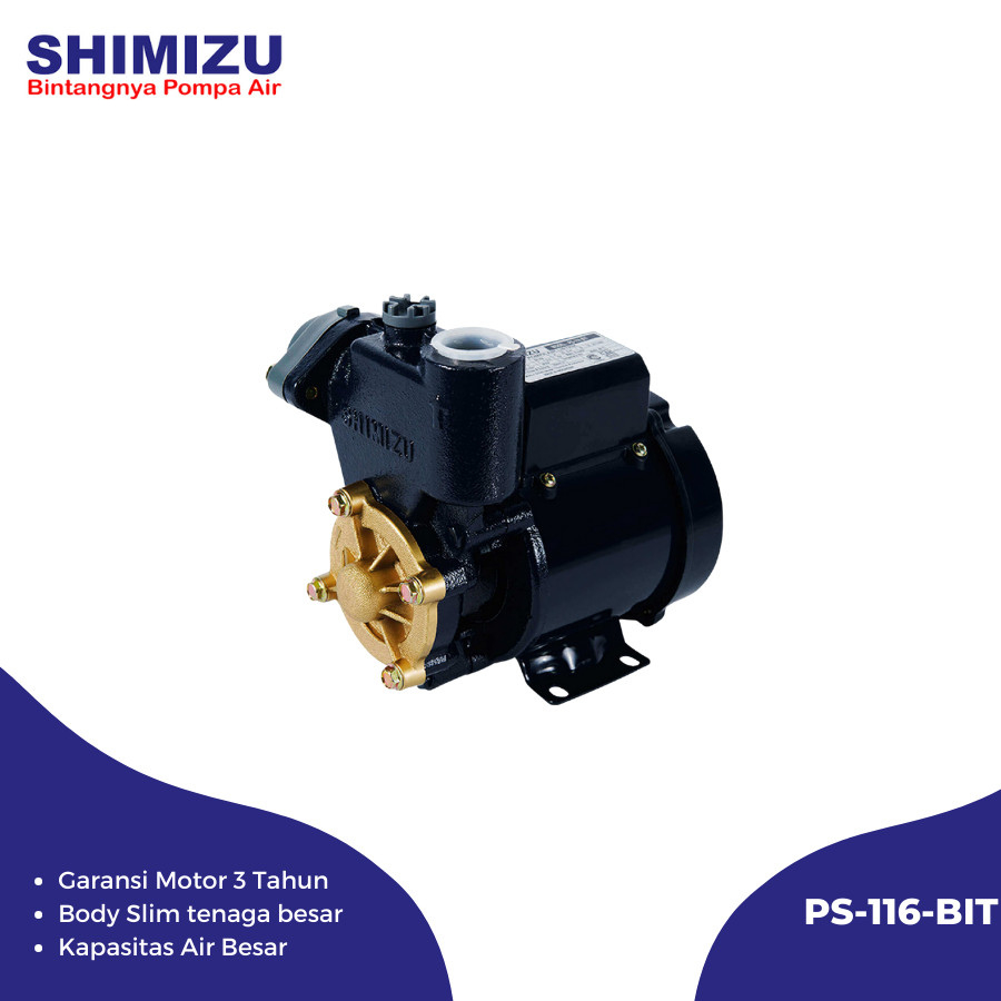 SHIMIZU POMPA AIR PS 116 BIT POMPA AIR DANGKAT PS 116 BIT SHIMIZU