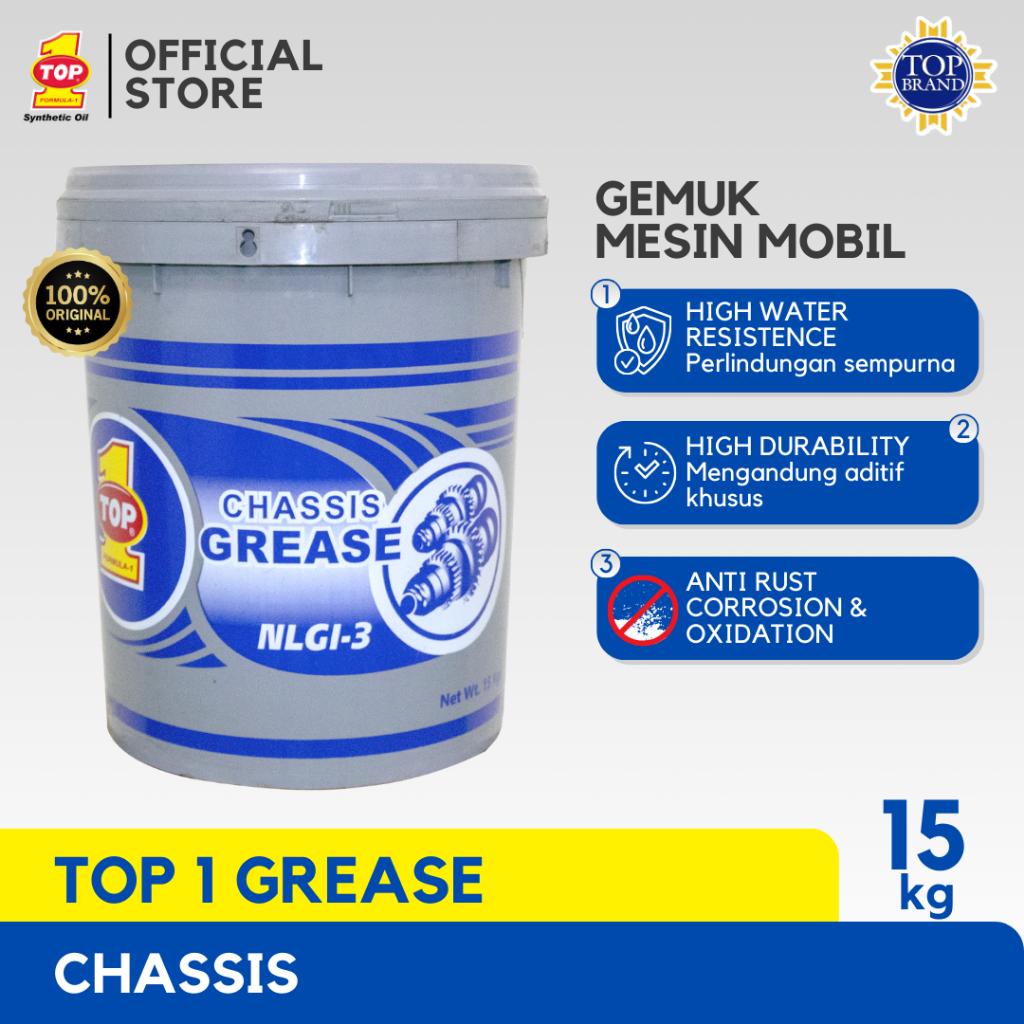 Gemuk TOP 1 GREASE CHASSIS 15 Kg