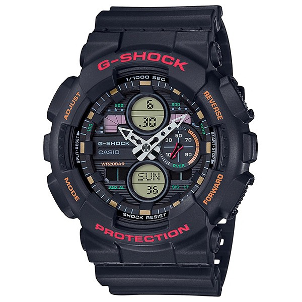 JAM TANGAN PRIA CASIO G-SHOCK GA-140-1A4 ORIGINAL - GSHOCK GA140 HITAM G-SHOCK ORIGINAL