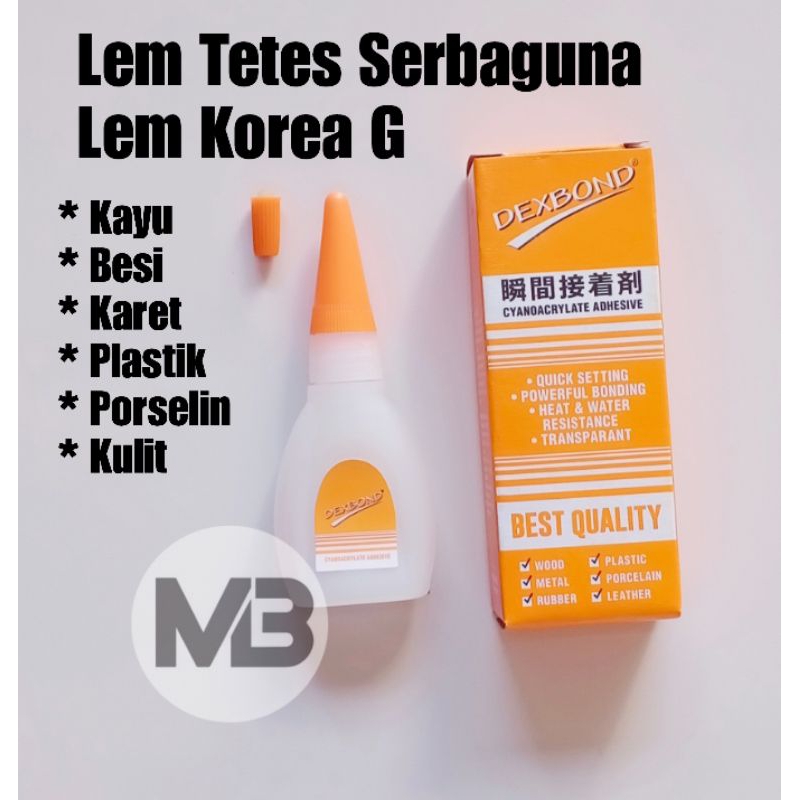 

Lem Korea G Perekat Serbaguna l Lem Tetes