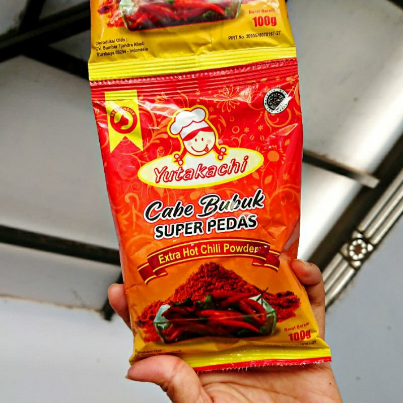 

Ready Cabe Bubuk Super Pedas Yutakachi 100gr