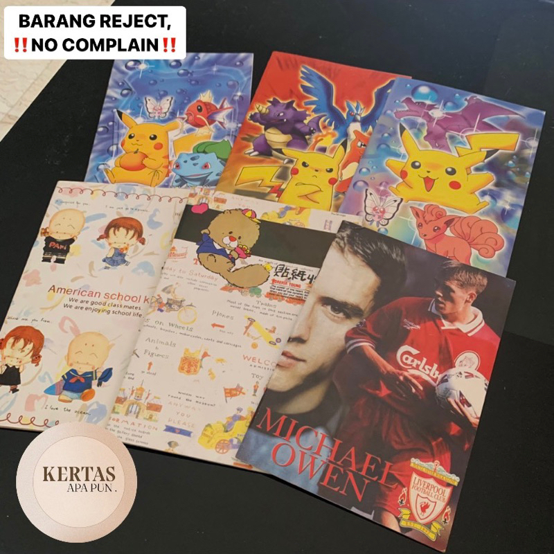 

Reject Buku Tulis Campus Sekolah B5 Boxy 28 Lembar Pocket Monster Pokemon Pikachu Hello Kitty HK Laki Laki