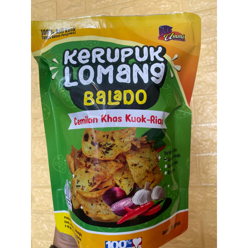 

Kerupuk Lomang Balado