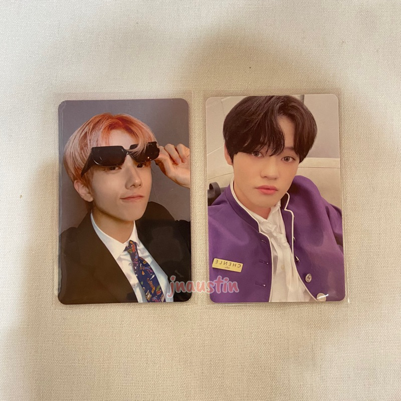 [BACA DESKRIPSI] PHOTOCARD NCT jisung agent chenle sg22 hotel keycard