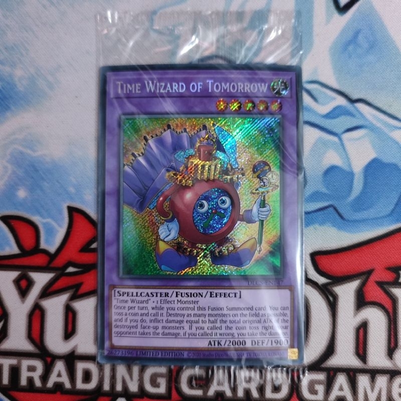 yugioh time wizard of tomorrow DLCS secret rare sealed original