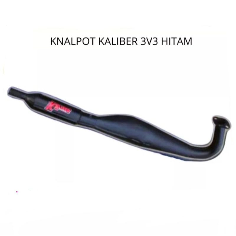 KNALPOT RACING 3V3 RX KING KALIBER HITAM