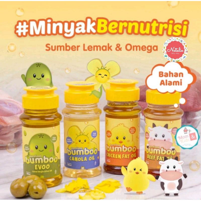 

BUMBOO Fat Oil Minyak Alami Omega 3,6,9- Minyak casa evo